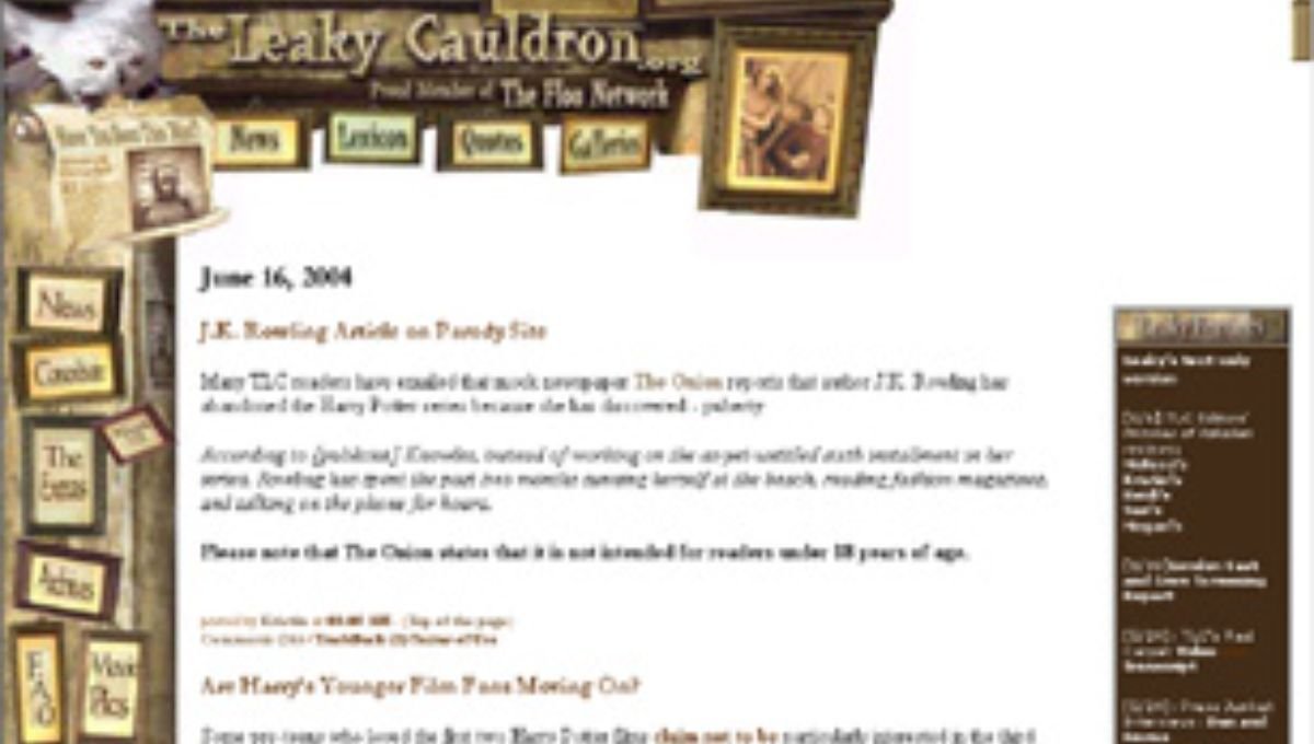 the Leaky Cauldron 